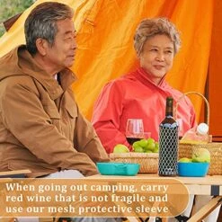 50 Pieces Wine Mesh Protective Sleeves 7.8 Inch Long Mesh Liquor Bottle Sleeves Keep Bottles Safe Mesh Sleeves For Wine Liquor Bottles Keep Bottles Safe While Traveling Or In Transportation, White -KitchenAid Shop 51b8An1qhVS