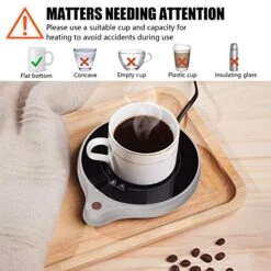 Coffee Mug Warmer And Office Warmer, Electric Beverage Warmer With 5 Temperature Settings, Coffee Warmer For Cocoa Milk Milk, Auto On/Off Gravity-Induction Mug Warmer For Office Desk Use 16 Coffee Mug Warmer And Office Warmer, Electric Beverage Warmer With 5 Temperature Settings, Coffee Warmer For Cocoa Milk Milk, Auto On/Off Gravity-Induction Mug Warmer For Office Desk Use -KitchenAid Shop 51bBAL79oaL