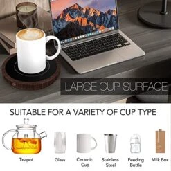 Coffee Warmer With 3 Temperature Settings, Coffee Mug Warmer For Desk, Electric Coffee Warmer With Auto Shut Off, Waterproof Coffee Warmer For Desk With Touch Tech & Enlarged Heating Plate, Best Gift -KitchenAid Shop 51bOGJrwnhL