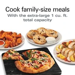 Sure-Crisp Digital Air Fryer Countertop Toaster Oven, 1500W, Fits 12” Pizza 6 Slice Capacity, Temperature Probe, Stainless Steel (31243) -KitchenAid Shop 51bVI4lNw5L