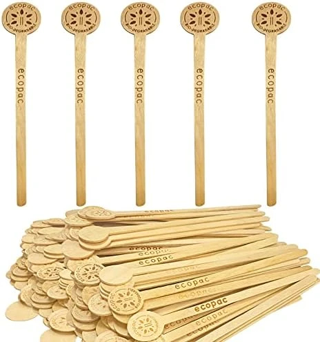 Wooden Coffee Stirrer Beverage Stirrers Environmentally Friendly, 7 Inch Round-End Birchwood Wooden Stirring Sticks (100Pack) 10 Wooden Coffee Stirrer Beverage Stirrers Environmentally Friendly, 7 Inch Round-End Birchwood Wooden Stirring Sticks (100Pack) - Image 8