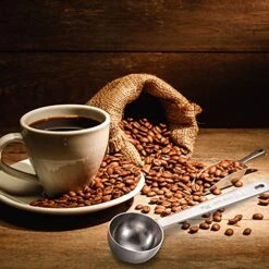 4 Pieces 30 Ml Stainless Steel Coffee Scoops With Long Handle, 2 Tablespoon Long Handle Spoon For Coffee Milk Fruit Powder, Measuring Dry And Liquid Ingredients, Spice Jar, Cooking Baking, Leveler -KitchenAid Shop 51bmdQF6laS