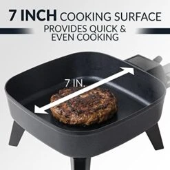 Craft 7-Inch Electric Non-Stick Skillet, Adjustable Temperature Control, Cool-Touch Handle With Tempered Glass Lid, Perfect For Healthy Keto & Low-Carb Diets, Rice Bowls, & Eggs 9 Craft 7-Inch Electric Non-Stick Skillet, Adjustable Temperature Control, Cool-Touch Handle With Tempered Glass Lid, Perfect For Healthy Keto & Low-Carb Diets, Rice Bowls, & Eggs -KitchenAid Shop 51bpMLAXEpL