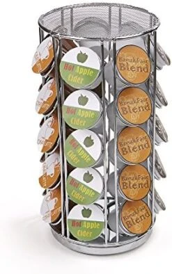 Mind Reader Carousel Rotating Coffee Pod Holder, 35, Black -KitchenAid Shop 51bpXJynUwL. AC