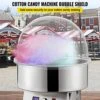 VBENLEM 21 Inch Cotton Candy Machine Cover Bubble Shield Plastic For Commercial Floss Maker, Clear