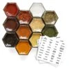 Basic Kit | 12 Magnetic Spice Jars Filled With Organic Seasonings (Large Jars)… -KitchenAid Shop 51cAd6jnjKL