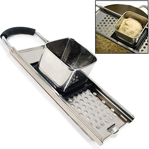 Premium Grade Stainless Steel Spaetzle Maker With Comfort Grip Handle Traditional German Egg Noodle Maker 3 Premium Grade Stainless Steel Spaetzle Maker With Comfort Grip Handle Traditional German Egg Noodle Maker