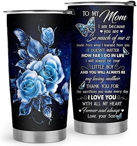 Gifts For Mom From Son - Mother 's Day Gifts From Son - Mom Gifts - Birthday Gifts For Mom, Mom Christmas Gifts From Son, Mom Birthday Gifts - 20oz Rose Stainless Steel 10 Gifts For Mom From Son - Mother 's Day Gifts From Son - Mom Gifts - Birthday Gifts For Mom, Mom Christmas Gifts From Son, Mom Birthday Gifts - 20oz Rose Stainless Steel - Image 8