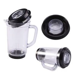 Qiilu 1 X Juicer Blender Pitcher Juicer Blender Pitcher Replacement Plastic 1000ml Water Milk Cup Holder For Magic Bullet