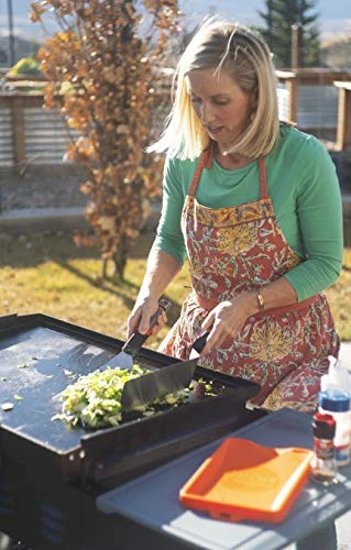 Blackstone 5097 Silicone Spatula Mat For Laddle, Serving Spoon Drip Pad & Grill Utensil Holder For Kitchen, Stovetop, Cooking & Countertop-Heat Resistant, Non Slip, Heavy Duty & Utensils Keeper Large 4 Blackstone 5097 Silicone Spatula Mat For Laddle, Serving Spoon Drip Pad & Grill Utensil Holder For Kitchen, Stovetop, Cooking & Countertop-Heat Resistant, Non Slip, Heavy Duty & Utensils Keeper Large - Image 2