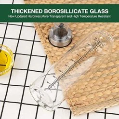 Hotder Olive Oil Dispenser, 2-Pack 500ML Oil Dispenser With Measurements, No-drip And Easy Cleaning Oil And Vinegar Dispenser Set, Wide Neck Oil Dispenser Bottle For Kitchen, Oil And Vinegar 7 Hotder Olive Oil Dispenser, 2-Pack 500ML Oil Dispenser With Measurements, No-drip And Easy Cleaning Oil And Vinegar Dispenser Set, Wide Neck Oil Dispenser Bottle For Kitchen, Oil And Vinegar -KitchenAid Shop 51cVx1gbEEL