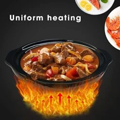 Dual Pot Slow Cooker, 2 Pot Small Mini Crock Buffet Server And Warmer, Double Pot Buffet Food Warmer Adjustable Temp Lid Rests Stainless Steel, Total 2.5 Quarts -KitchenAid Shop 51cmpO4RcUL 1