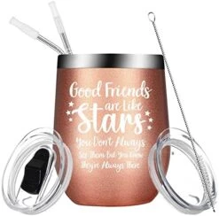 Best Friend Funny Gifts For Women, Friendship Gifts Birthday Gifts For Friends Female, Women, Sister Gifts From Sister, BFF Gifts For Women, Unique Personalized Gifts For Friends, Her - Wine Tumbler -KitchenAid Shop 51cuoh4vsjL. AC