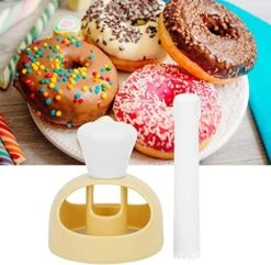 Doughnut Cutter,Round Donut Cutter, Donut Cake Mold, Mini Donut Maker, Donut Press Mold For Fudge Bread Dough Dessert, Kitchen Bakery Pastry,Small Biscuit Cutter, Baking Dough Tools 11 Doughnut Cutter,Round Donut Cutter, Donut Cake Mold, Mini Donut Maker, Donut Press Mold For Fudge Bread Dough Dessert, Kitchen Bakery Pastry,Small Biscuit Cutter, Baking Dough Tools -KitchenAid Shop 51d3n97PTpL