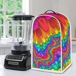 Poceacles American Flag Panda Sunflower Print Blender Dust Cover, Home Decor Quilted Blender Dust Cover Kitchen Small Appliance Dust Cover For Stand Mixer, Coffee Maker And Blender -KitchenAid Shop 51dFpH0t13L. AC