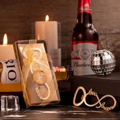 Love Forever Bottle Opener Wedding Party Favors For Guest Souvenir Bridal Shower Return Present Birthday Party Decorations And Supplies (Gold) -KitchenAid Shop 51dGgfb4H6L
