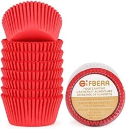 Fbera Natural Odorless Cupcake Liners Standard Greaseproof Paper Muffin Baking Cups 200-Count, Natural Color -KitchenAid Shop 51dKOL8iZL. AC