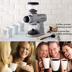 Coffee Grinder Cleaning Brush + Coffee Brush Wood Handle & Natural Bristles Pastry Brush -KitchenAid Shop 51dQoxWv0tL