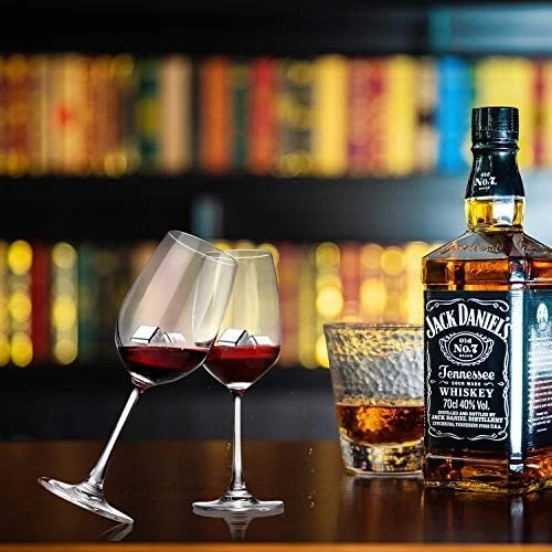 6PCS Whiskey Stones Stainless Steel Ice Cubes, Reusable Metal Ice Stones, Freezer Storage Tray For Beer Wine Cooler, Pub Bar Accessories 4 6PCS Whiskey Stones Stainless Steel Ice Cubes, Reusable Metal Ice Stones, Freezer Storage Tray For Beer Wine Cooler, Pub Bar Accessories - Image 2