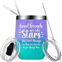 Best Friend Funny Gifts For Women, Friendship Gifts Birthday Gifts For Friends Female, Women, Sister Gifts From Sister, BFF Gifts For Women, Unique Personalized Gifts For Friends, Her - Wine Tumbler -KitchenAid Shop 51dcswFFsFL. AC