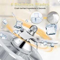 Blender For Kitchen 1800PW, Professional Countertop Blender Smoothie Maker With Built-in Timer, High Power Blender 68oz Cups For Smoothies, Blend, Chop, Grind -KitchenAid Shop 51de1duyHCL