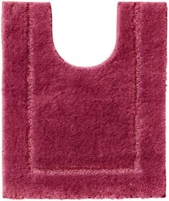 BrylaneHome Luxe Rectangular Bath Rug Bath Mat - 24I W 40I L, Spa Blue