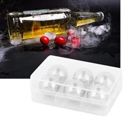 6Pcs Stainless Steel Ice Cubes Cooling Ball Whiskey Stones Reusable Metal Ice Cubes For Whiskey Bourbon Scotch Vodka Liqueurs Beer Wine
