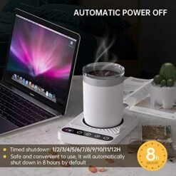 Coffee Mug Warmer, Coffee Warmer For Desk With 6 Temp Settings, 8H Auto Shut Off Coffee Cup Warmer 12H Timer, Smart Coffee Warmer Plate Keeps Hot, Fresh For Coffee, Tea, Milk, Beverage 15 Coffee Mug Warmer, Coffee Warmer For Desk With 6 Temp Settings, 8H Auto Shut Off Coffee Cup Warmer 12H Timer, Smart Coffee Warmer Plate Keeps Hot, Fresh For Coffee, Tea, Milk, Beverage -KitchenAid Shop 51dyGah70ML