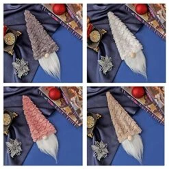 4 Pack Christmas Wine Bottle Covers Handmade And Soft Plush Wine Bottle Toppers For Christmas Decorations Holiday Party Gifts -KitchenAid Shop 51e3Cm67N3L