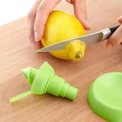 Ruit Juice Sprayer Citrus Sprayer Lemon Lime Sprayer With Holder Plate-Green 3pcs -KitchenAid Shop 51e7bbF7OeL