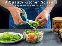 Kitchen Scissors, Stainless Steel Multi-Purpose Cooking Shears Heavy Duty For Meat Chicken Poultry Fish Vegetable Cutting, Dishwasher Safe -KitchenAid Shop 51eI62xKwJL