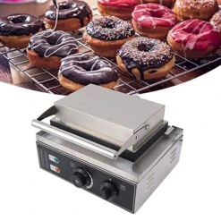 Commercial Electric Donut Maker 6 Holes Double Sides Heating Donut Maker Machine For Restaurant Bakery Snack Bar Street Vendor Home Electric Donut Maker Machine -KitchenAid Shop 51eaQoQC9LL 2