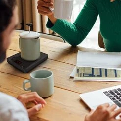 Coffee Mug Warmer Plate - Mug Warmer For Desk With Auto Shut Off, 3 Temperature Settings For Coffee, Milk, Tea Warming, Home & Office Use, Wood -KitchenAid Shop 51eaTLYkV5L