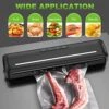 Vacuum Sealer Machine Automatic Air Sealing Vacuum Sealer For Food Saver With Dry/Moist Food Modes And Cutting Design With 10pcs 11.8 Inch Sealer Bags For Kitchen Food Sealer -KitchenAid Shop 51ehrwd3aJL
