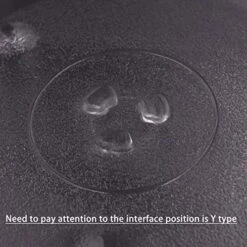 Microwave Replacement Glass Tray,12.5 In(31.5cm) Diameter Thickened Heat Resistant Microwave Glass Plate Turntable Tray Accessories Y-Bottom General,Durable Glass Dish For Microwave Oven -KitchenAid Shop 51eiTx05TSL