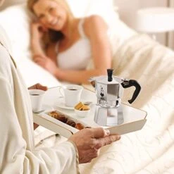 Original Bialetti 6-Espresso Cup Moka Express | Espresso Maker Machine And Zonoz Wooden Small Espresso Stirring Spoon Bundle (6-cup, 10 Fl Oz, 300 Ml) 10 Original Bialetti 6-Espresso Cup Moka Express | Espresso Maker Machine And Zonoz Wooden Small Espresso Stirring Spoon Bundle (6-cup, 10 Fl Oz, 300 Ml) -KitchenAid Shop 51ekmHrevBL 1