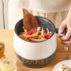 Electric Cooking Machine Food Steamer Household 1-2 People Multifunction Hot Pot Electric Rice Cooker Non-Stick Soup Stew Pan (Color : Mechanical, Size : Singlelayer) -KitchenAid Shop 51evKha022L