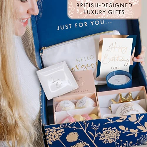 Royal Birthday Gift Basket For Women - Unique Birthday Gifts For Women Sister, Friend, Wife, Mom Or Girlfriend. Best Happy Birthday Gifts For Women Who Have Everything 4 Royal Birthday Gift Basket For Women - Unique Birthday Gifts For Women Sister, Friend, Wife, Mom Or Girlfriend. Best Happy Birthday Gifts For Women Who Have Everything - Image 2