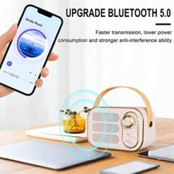 XXXDXDP Retro Speaker Decor Cute Vintage Kitchen Desk Bedroom Office Party (Color : C, Size : Fits All)