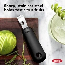 OXO Good Grips Citrus Zester With Channel Knife,Black -KitchenAid Shop 51fYIALWA2L