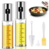 Oil Sprayer For Cooking,[New2023], 100ml Glass Oil Dispenser, Multipurpose Oil Sprayer, Oil Spray Bottle For Cooking, BBQ, Salad, Baking, Roasting And Grilling (Pack Of Two) -KitchenAid Shop 51fckDBdIwL
