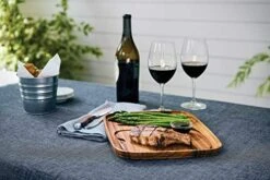 Fort Worth Steak Plate With Juice Channel, Acacia Wood 13 X 11 X 0.75 -inches -KitchenAid Shop 51feDzePUqL