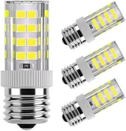 Microwave Oven Appliance 4W E17 LED Bulb (40W Halogen Bulb Equivalent) Warm White 3000K Non-Dimmable Ceramic Body Microwave Oven Light Bulb ( 4pack) -KitchenAid Shop 51fgwXMOMuL. AC