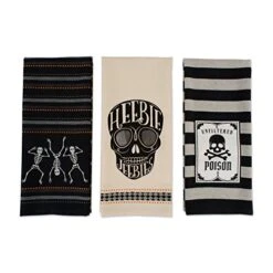 Happy Halloween Dishtowel Collection Embellished Cotton Kitchen Hand Towel Set, 18x28, Skeleton, 3 Count 18 Happy Halloween Dishtowel Collection Embellished Cotton Kitchen Hand Towel Set, 18x28, Skeleton, 3 Count -KitchenAid Shop 51g4MHRMzSL