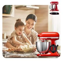 Mixer Slider Mat For KitchenAid 4.5-5 Quart Tilt Head Stand Mixers, Easy Moving And Scratch Protecting, Mixer Mover For KitchenAid Stand Mixer With 2-Pack Cord Organizers For Kitchen Appliances -KitchenAid Shop 51g8DwW6NaL