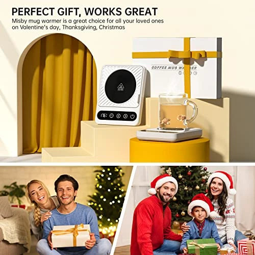 Coffee Mug Warmer, Coffee Warmer For Desk With 6 Temp Settings, 8H Auto Shut Off Coffee Cup Warmer 12H Timer, Smart Coffee Warmer Plate Keeps Hot, Fresh For Coffee, Tea, Milk, Beverage 8 Coffee Mug Warmer, Coffee Warmer For Desk With 6 Temp Settings, 8H Auto Shut Off Coffee Cup Warmer 12H Timer, Smart Coffee Warmer Plate Keeps Hot, Fresh For Coffee, Tea, Milk, Beverage - Image 6