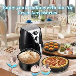 Air Fryer Accessories 12PCS For Gowise Gourmia Ultrean Ninja COSORI Power XL Air Fryer Fit All 5.3QT - 8QT Power Deep Hot Air Fryer -KitchenAid Shop 51gMWt4wgYS