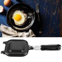 Double-sided Fry Pan, Multifunction And Nonstick Baking Pot For Sandwich, Toaster Breakfast, Waffle
