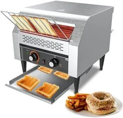 Commercial Toaster Conveyor 150slices/h Restaurant Toaster For Bun Bagel Bread Heavy Duty Stainless Steel Conveyor Toaster -KitchenAid Shop 51gVyf2gufL. AC
