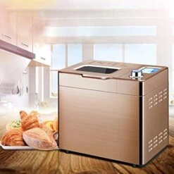 WOCOYOMBJ Bread Maker Stainless Steel Automatic Bread Maker Nuts Coffee Roaster Yogurt Fermentation Cake Maker